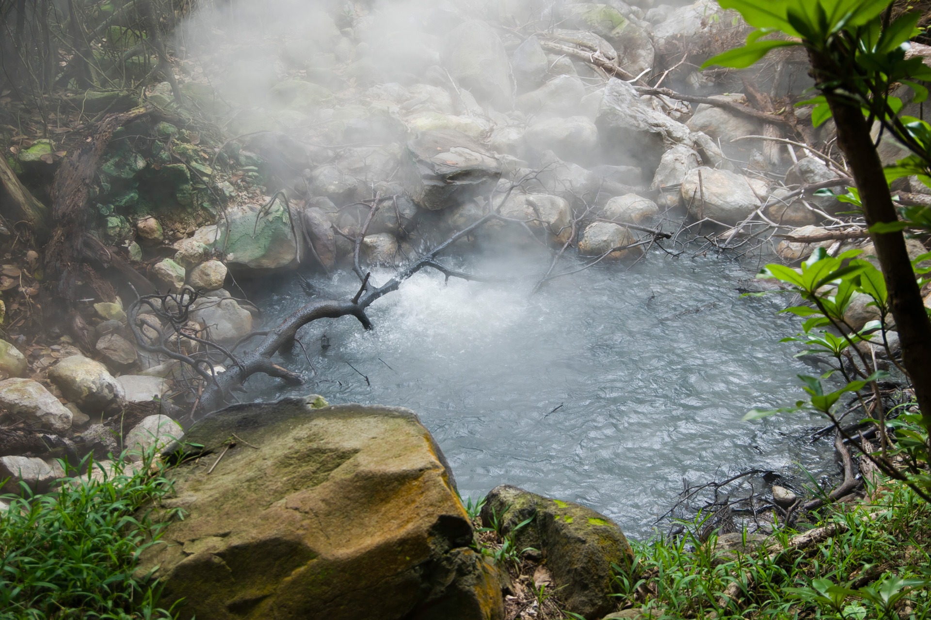 Fumarole (Dampfaustrittsstelle)